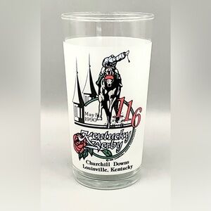 𝅺Vintage Official 116th Kentucky Derby Mint Julep Glass Churchill Downs 1990